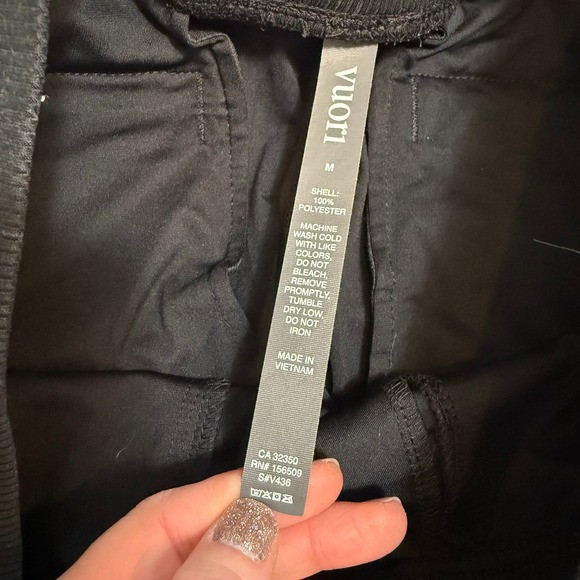 Vuori meta jogger pants black men's medium - Picture 4 of 9